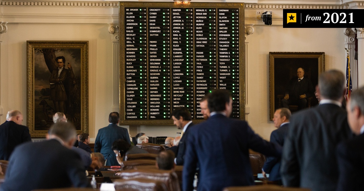 Analysis Ranking Texas House and Senate members from left to right